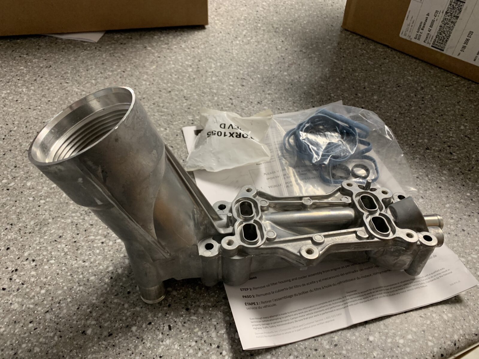 Jeep cherokee Oil Filter Housing Leak