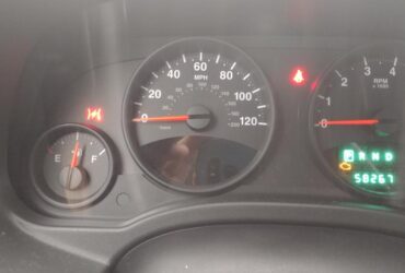 Red Lightning Bolt Jeep